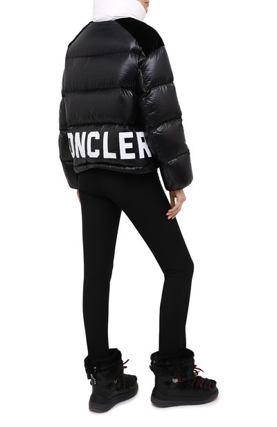 Пуховик MONCLER черного цвета по цене 82850 руб., арт. F2-093-1A52B-00-C0232, фото 2 Пуховик MONCLER, арт. F2-093-1A52B-00-C0232, фото 2