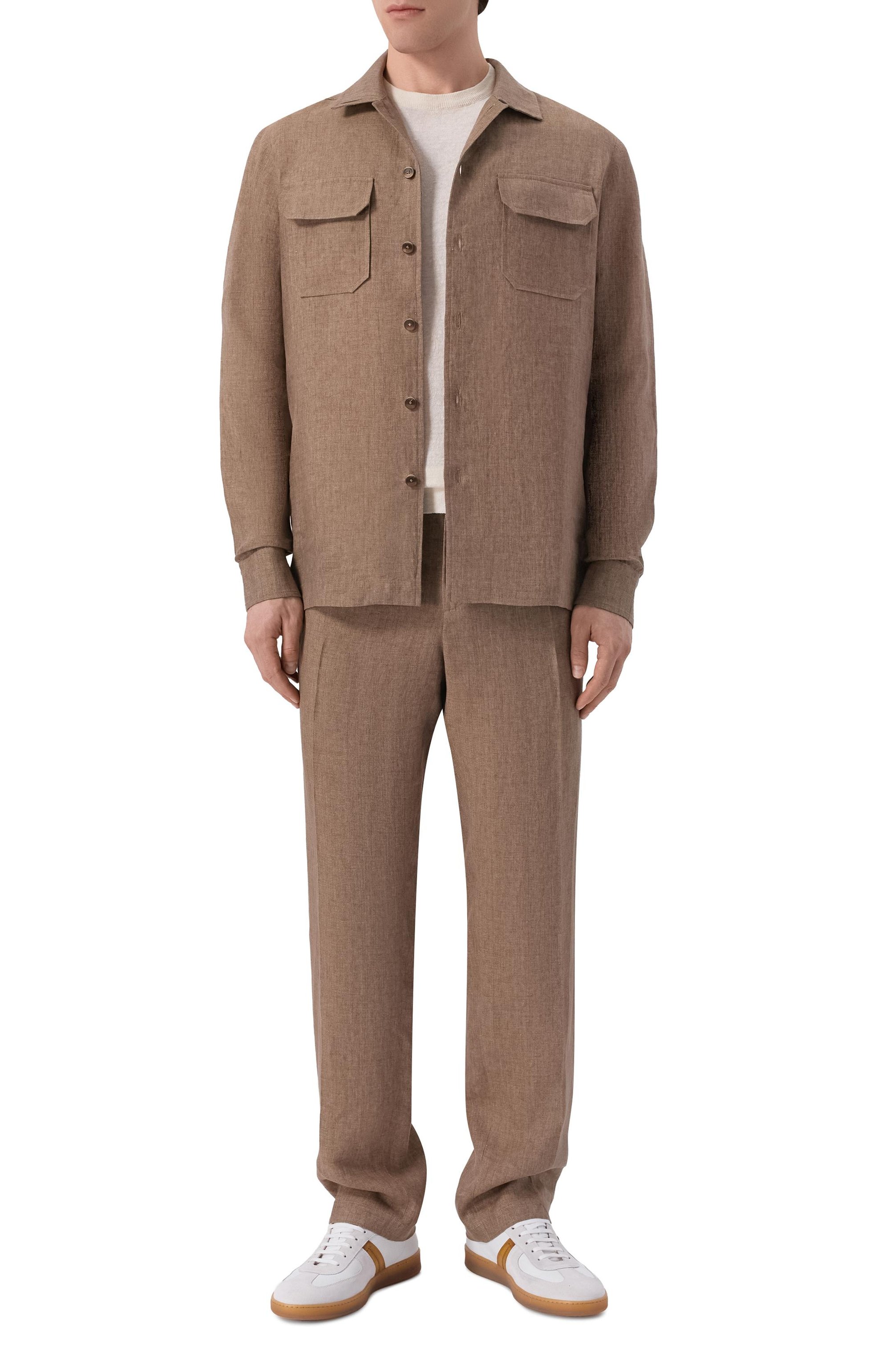 Льняная рубашка CAPOBIANCO, арт. 20M515.LL00._001, фото 2