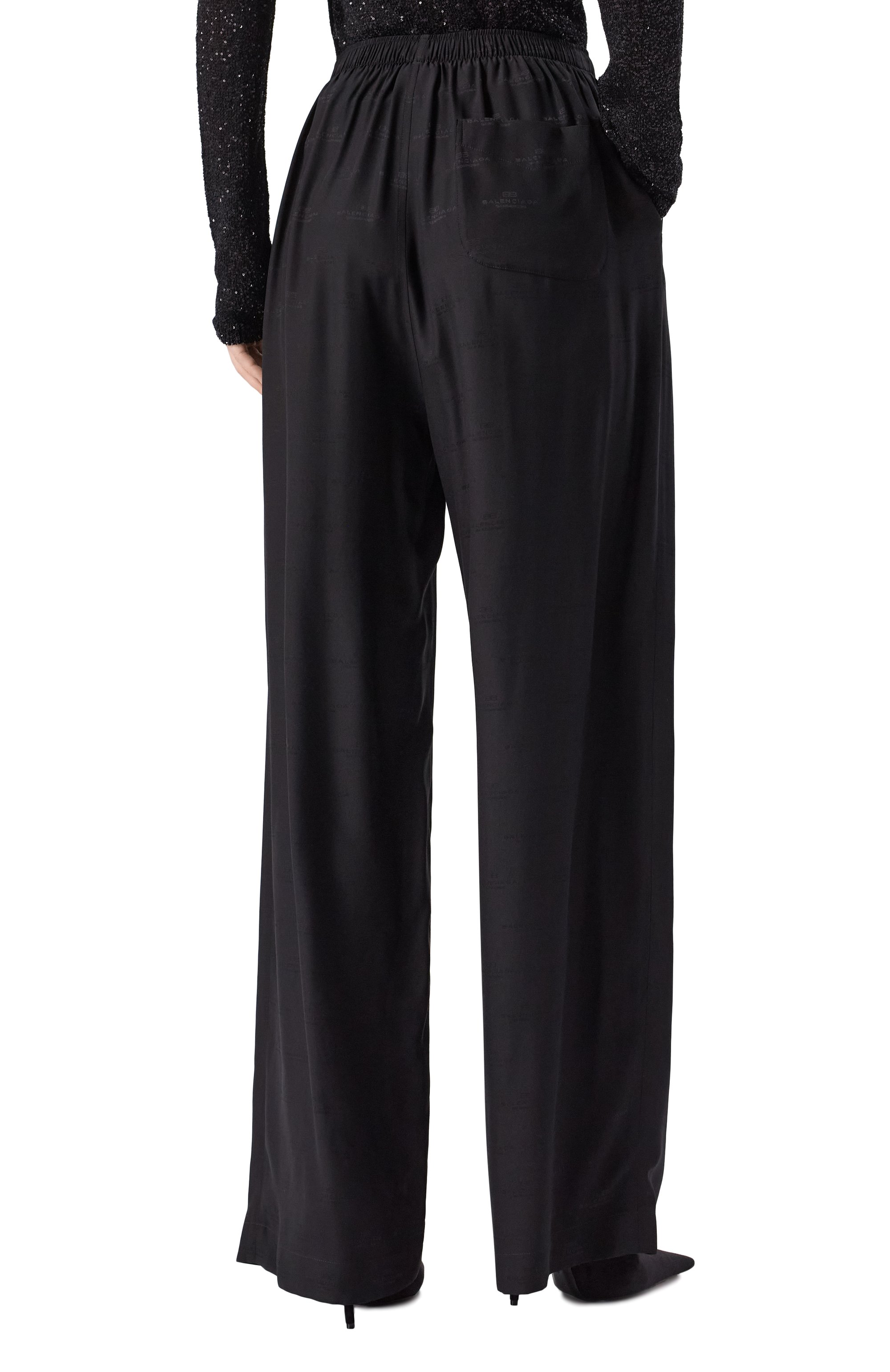 Шелковые брюки BALENCIAGA, арт. 814016/TRN07, фото 4