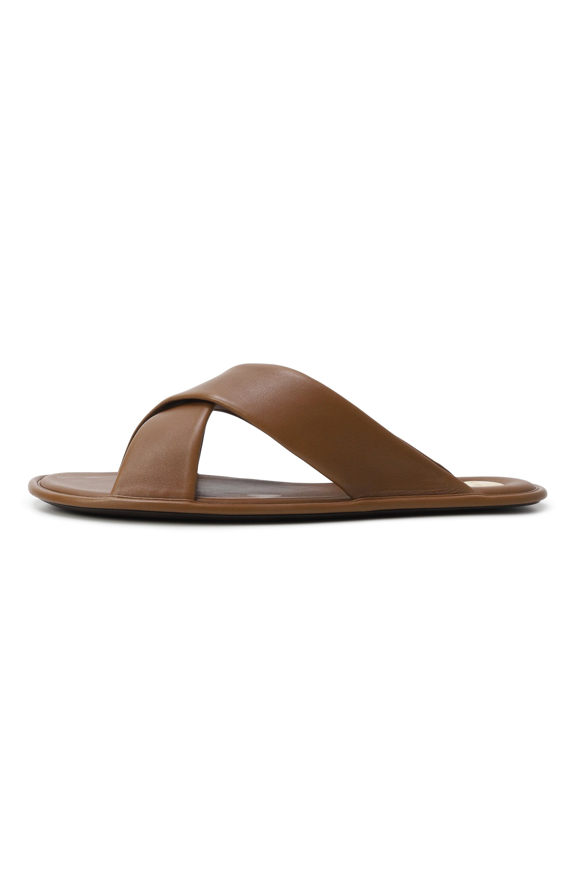 Кожаные шлепанцы carlyle SAINT LAURENT, арт. 825283/AADF0, фото 4