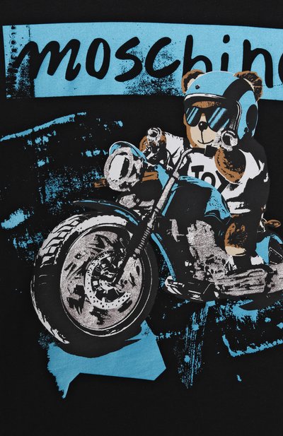 Хлопковая футболка MOSCHINO, арт. HUM054/LAA23/4-8, фото 3