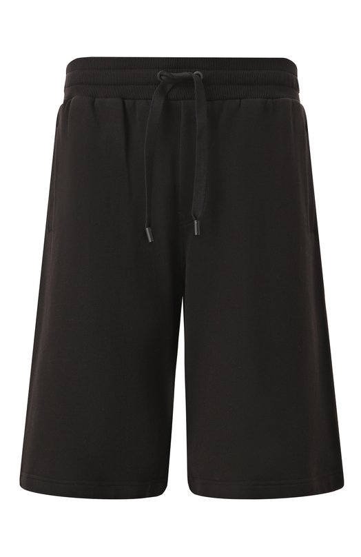 Хлопковые шорты Dolce & Gabbana GP08BZ/G702S Чёрный GP08BZ/G702S