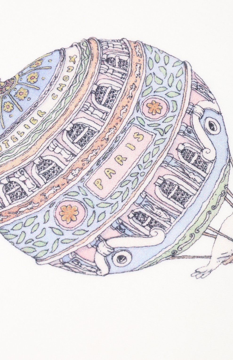 Одеяло из шерсти и кашемира ATELIER CHOUX, арт. CASHMERE BLANKET H0T AIR BALL00NS, фото 2