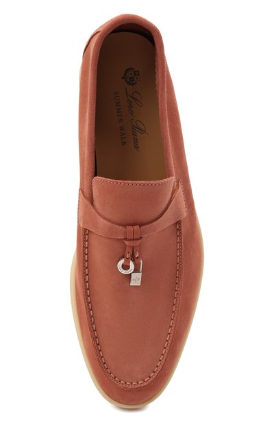 Замшевые лоферы summer charms walk LORO PIANA, арт. FAE5444, фото 5