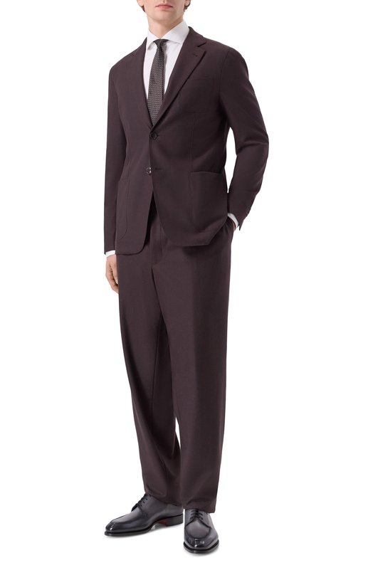 Кашемировый пиджак Giorgio Armani GM000248/TE10115 Коричневый  GM000248/TE10115 Фото 2