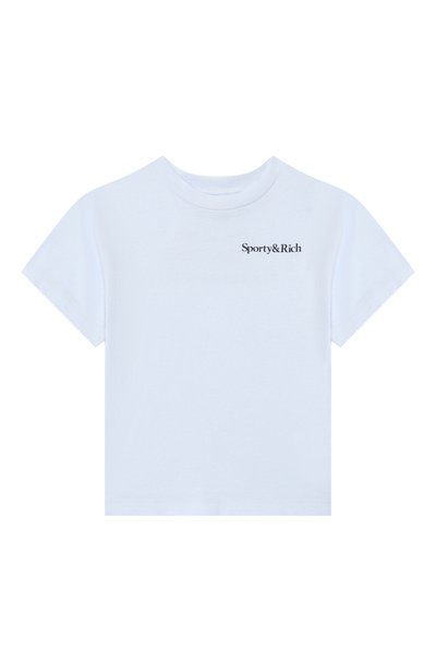 Хлопковая футболка SPORTY AND RICH, арт. T004875300BL90