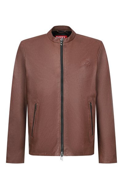 Мужская кожаная куртка DIESEL, арт. A21105/0BKBX
