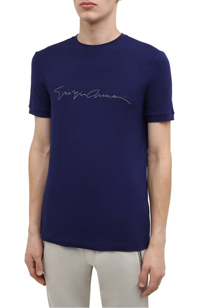 Футболка из вискозы GIORGIO ARMANI, арт. 6GST56/SJP4Z, фото 3