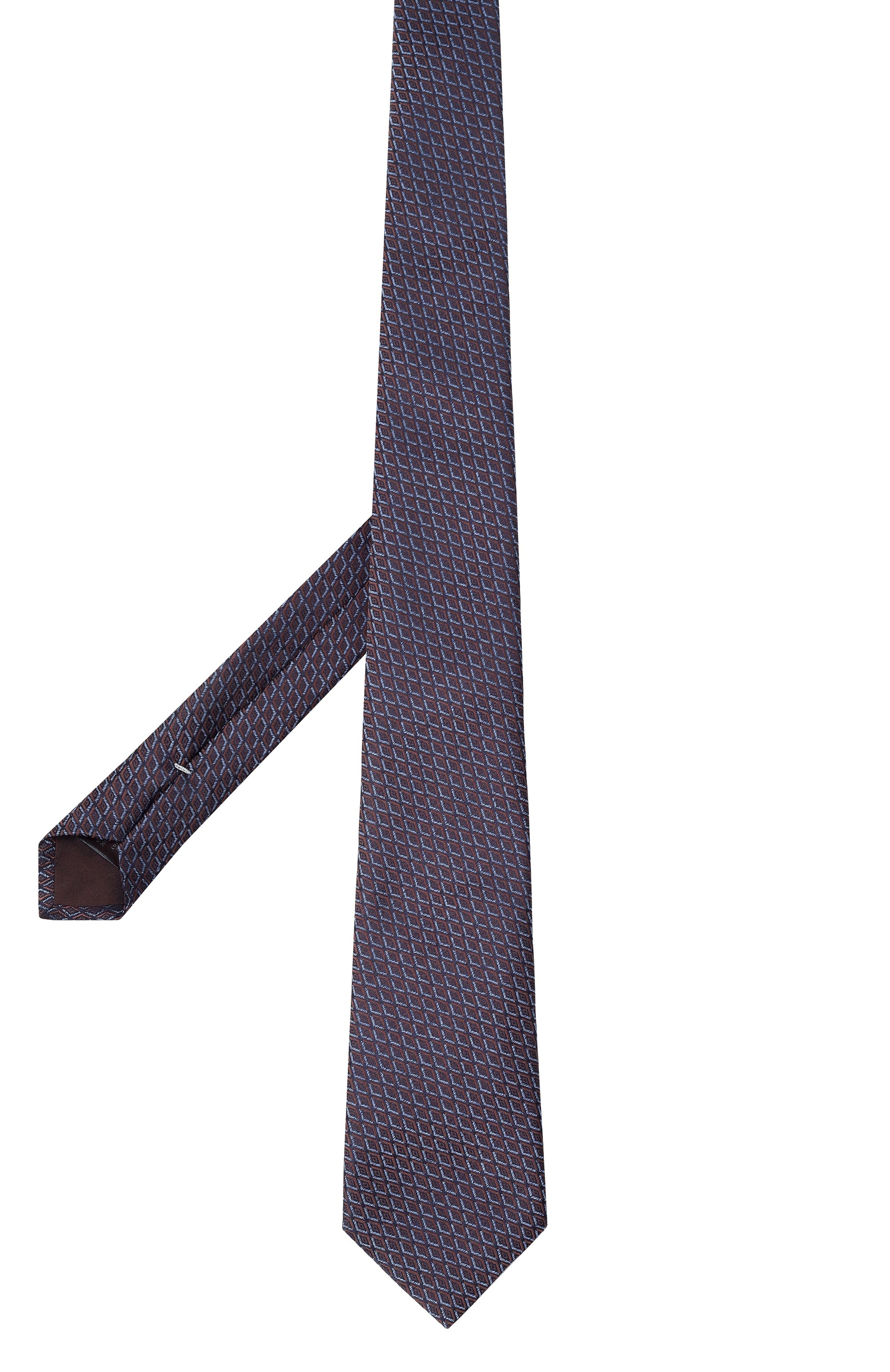 Шелковый галстук CANALI темно-синего цвета по цене 21000 руб., арт. 18/HJ04364, фото 3 Шелковый галстук CANALI, арт. 18/HJ04364, фото 3