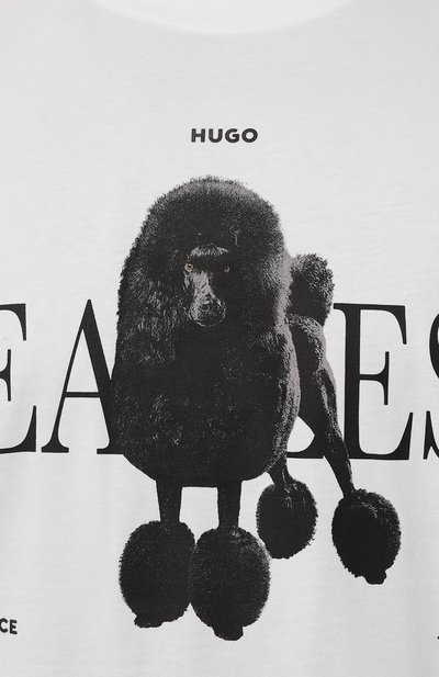Хлопковая футболка HUGO, арт. 50491814, фото 5