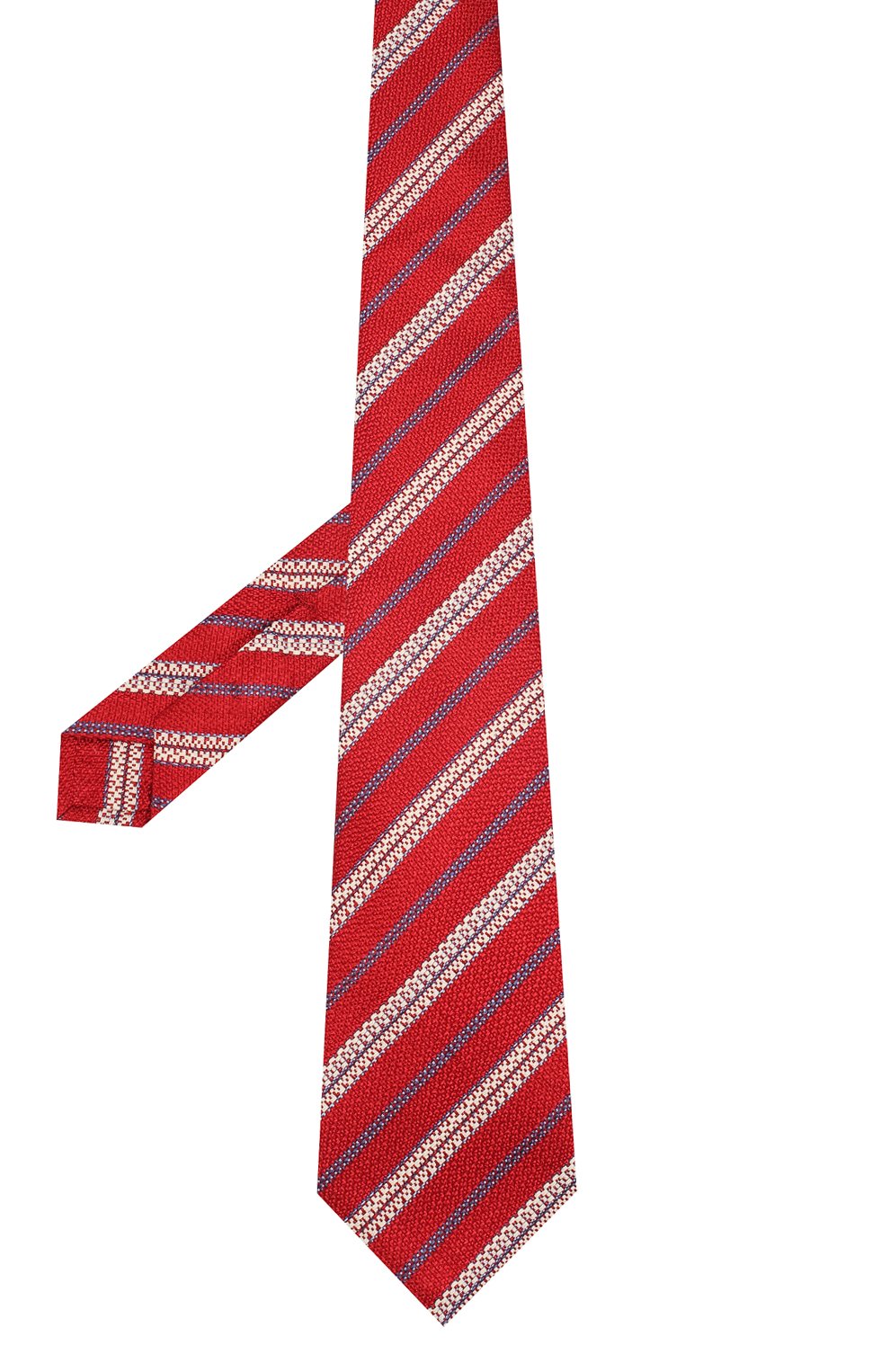 Шелковый галстук KITON красного цвета по цене 25450 руб., арт. UCRVKLC02G27, фото 2 Шелковый галстук KITON, арт. UCRVKLC02G27, фото 2