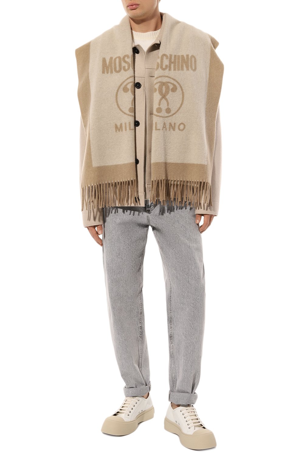 Шерстяной шарф MOSCHINO, арт. 30672/M2327, фото 2