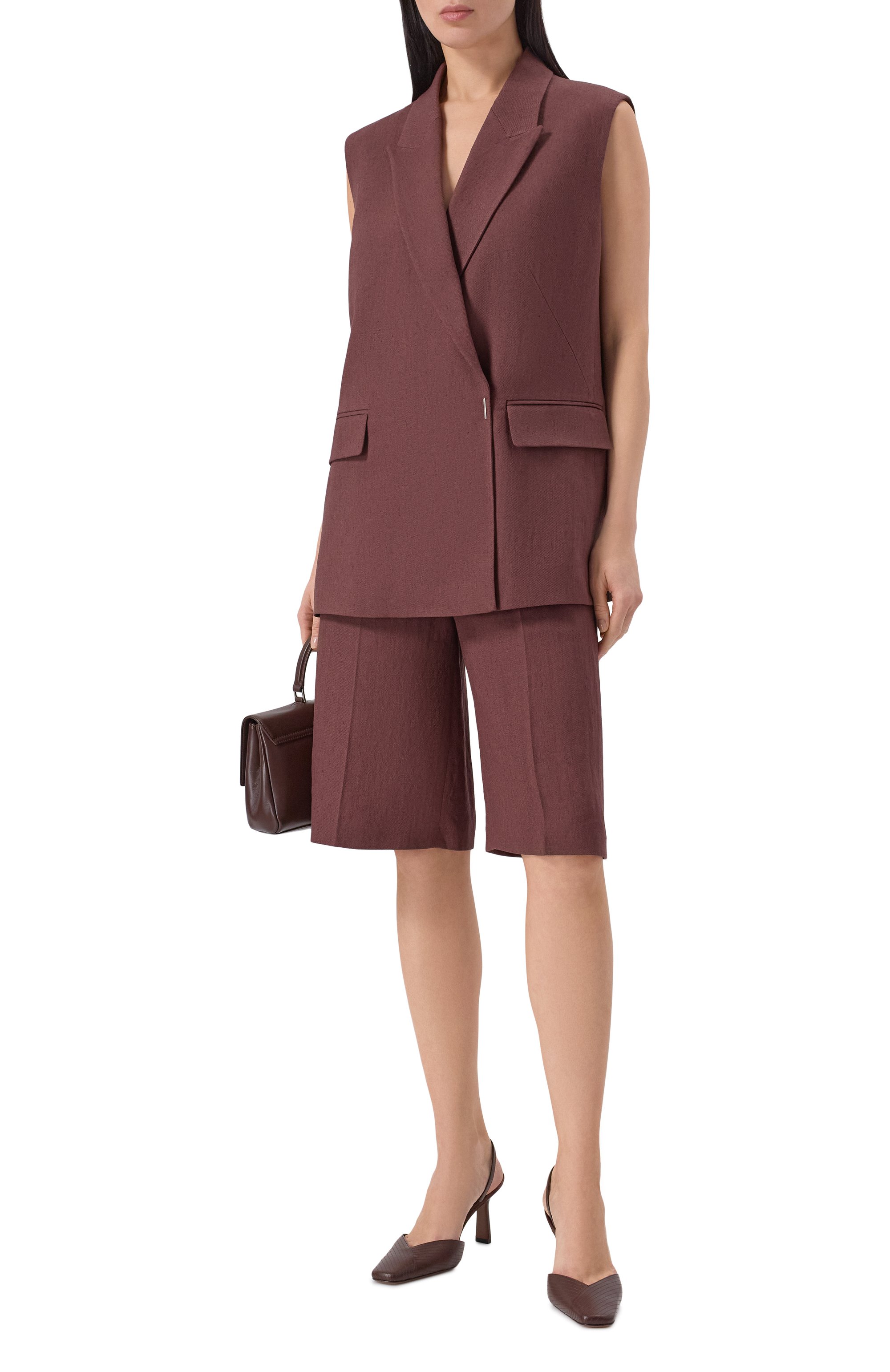 Жилет изо льна и вискозы BOSS, арт. 50557435, фото 2