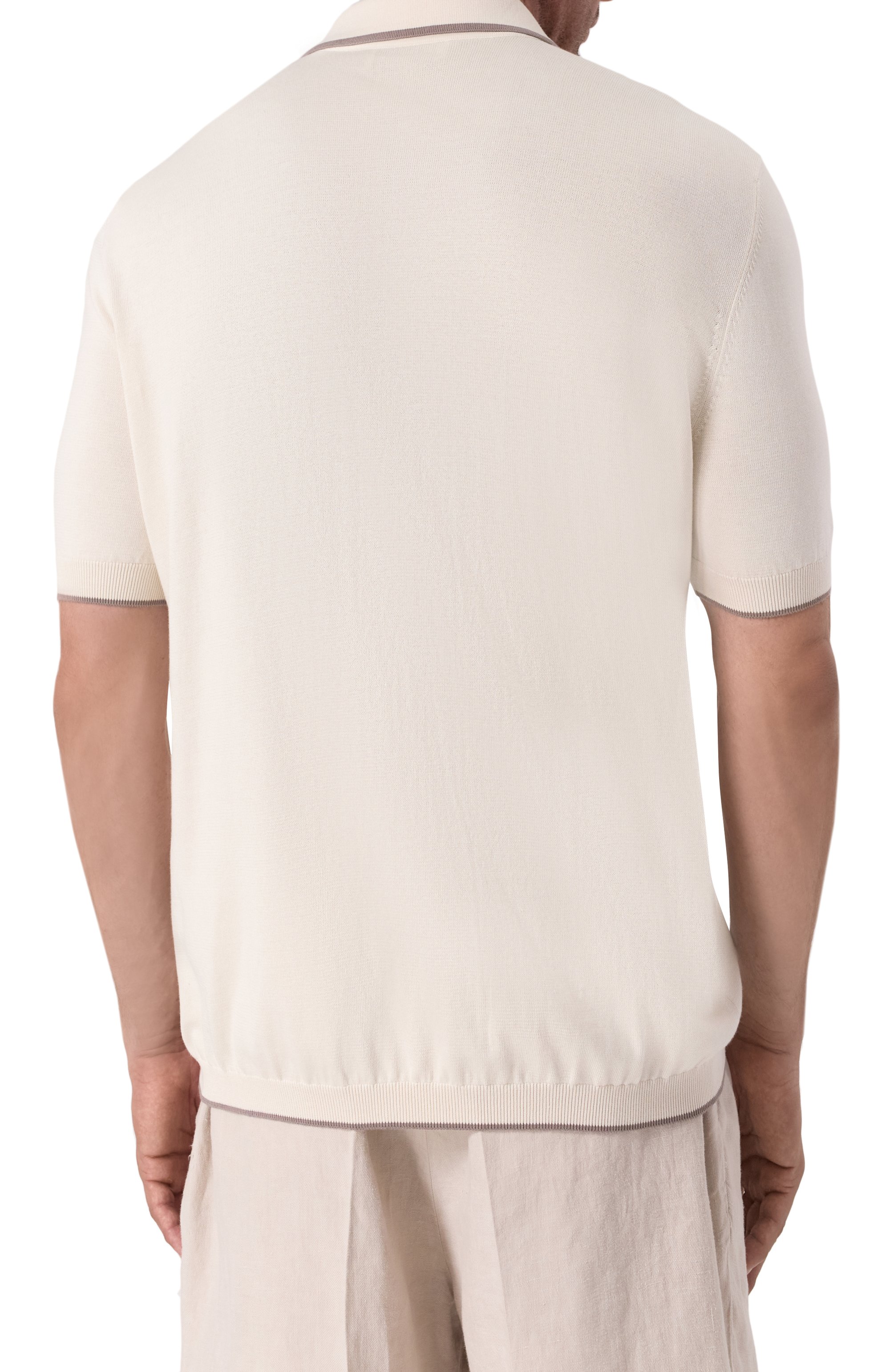 Хлопковая рубашка BRUNELLO CUCINELLI, арт. M29203415, фото 4