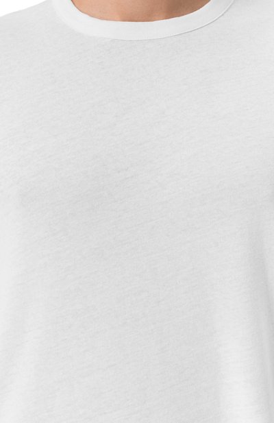 Футболка из хлопка и льна BOSS, арт. 50537498, фото 5