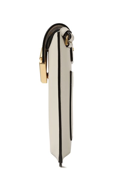 Кожаный чехол для телефона FENDI кремового цвета по цене 76450 руб., арт. 7AS188 ALWA, фото 3 Кожаный чехол для телефона FENDI, арт. 7AS188 ALWA, фото 3