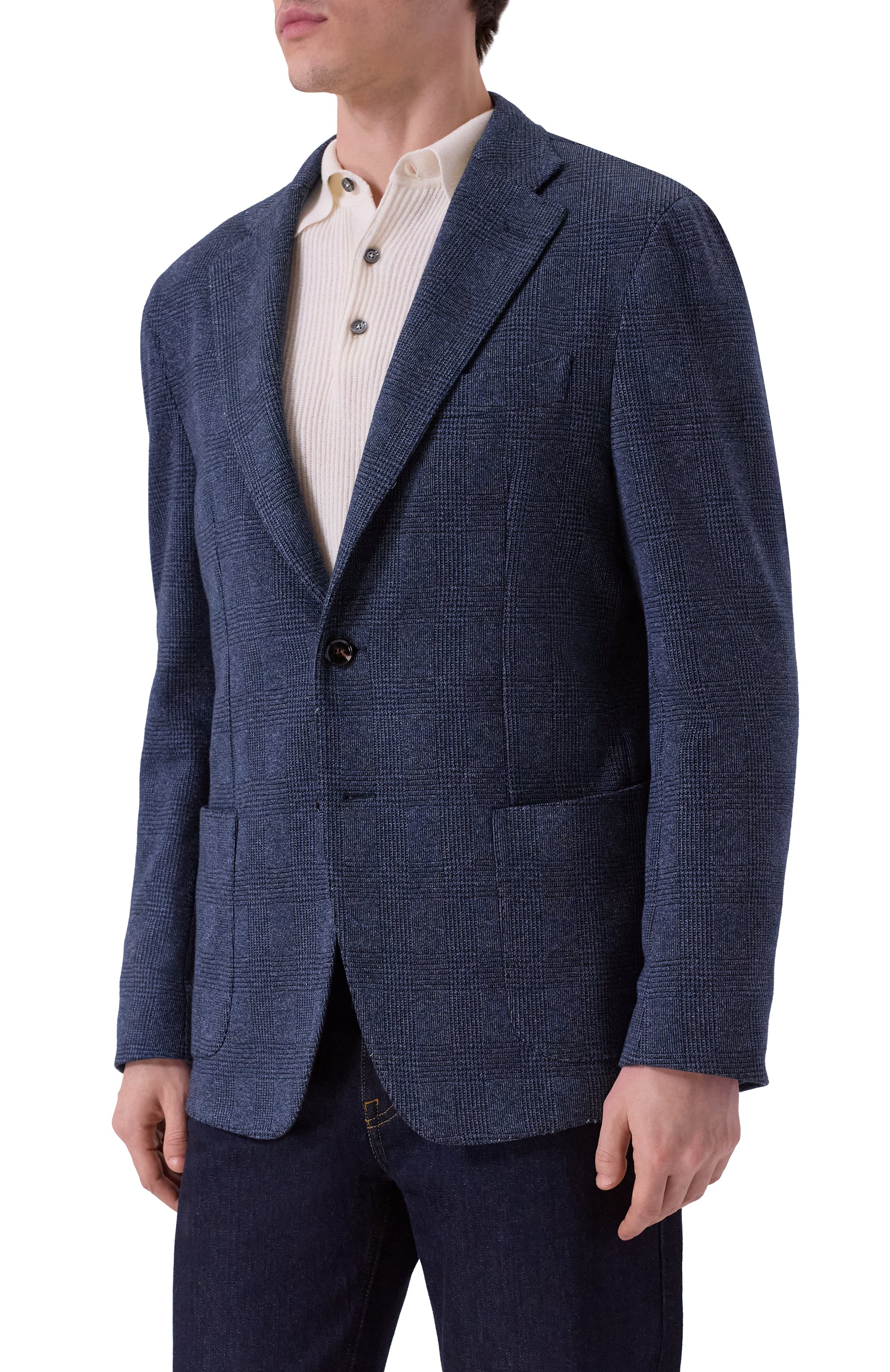 Пиджак из хлопка и шерсти ANDREA CAMPAGNA, арт. BIELLA/DD106, фото 4