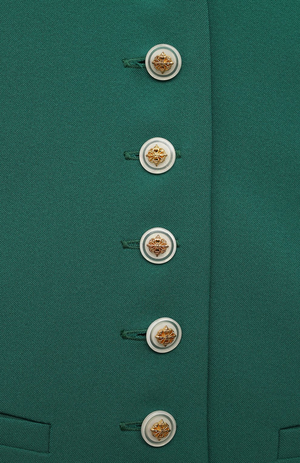 Жилет ZHANNA & ANNA зеленого цвета по цене 11000 руб., арт. ZAOZ00000010, фото 3 Жилет ZHANNA & ANNA, арт. ZAOZ00000010, фото 3