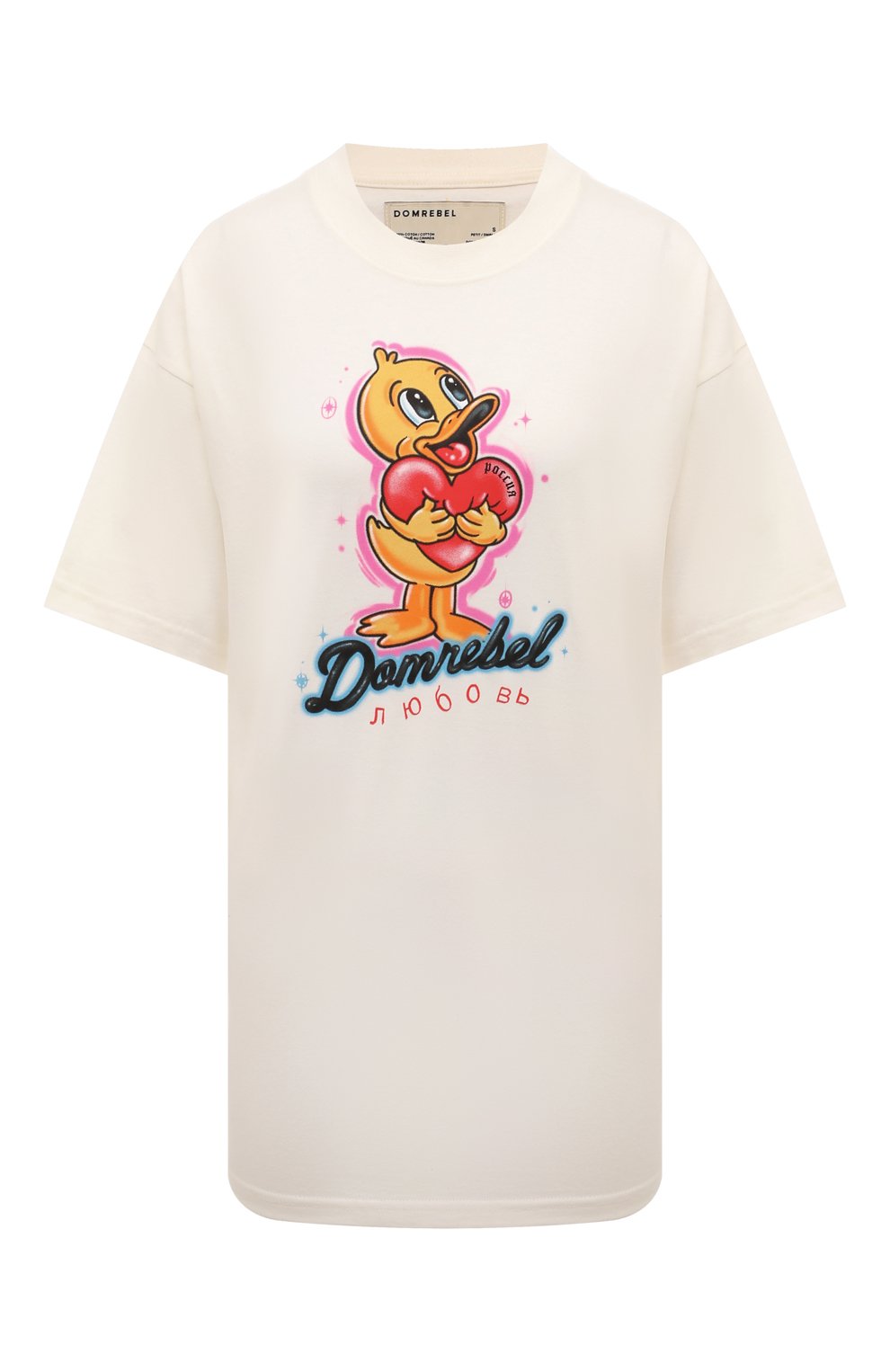 Хлопковая футболка DOMREBEL, арт. SQUEEZY/T-SHIRT, фото 1