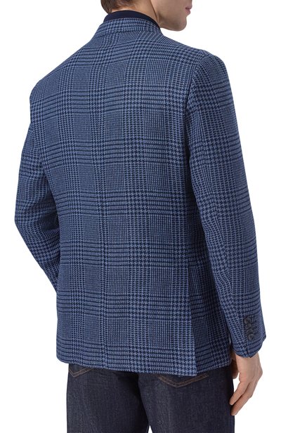 Пиджак из шерсти и шелка SARTORIA LATORRE, арт. EF74/QJ0824, фото 4