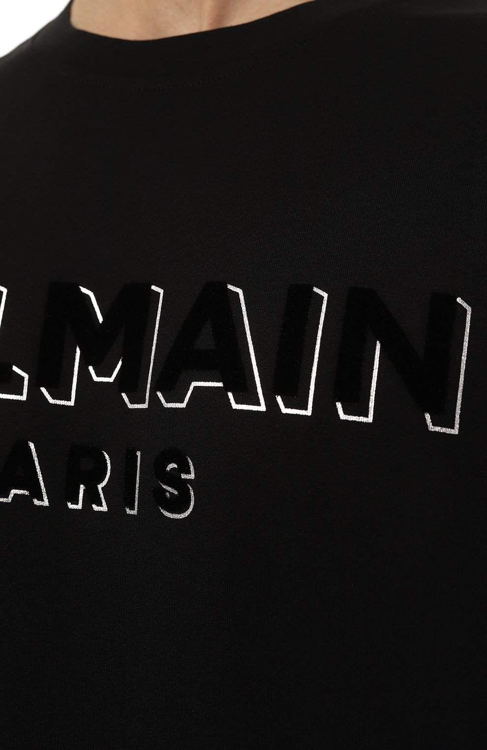 Хлопковая футболка BALMAIN, арт. CH1EG010/BB99, фото 5