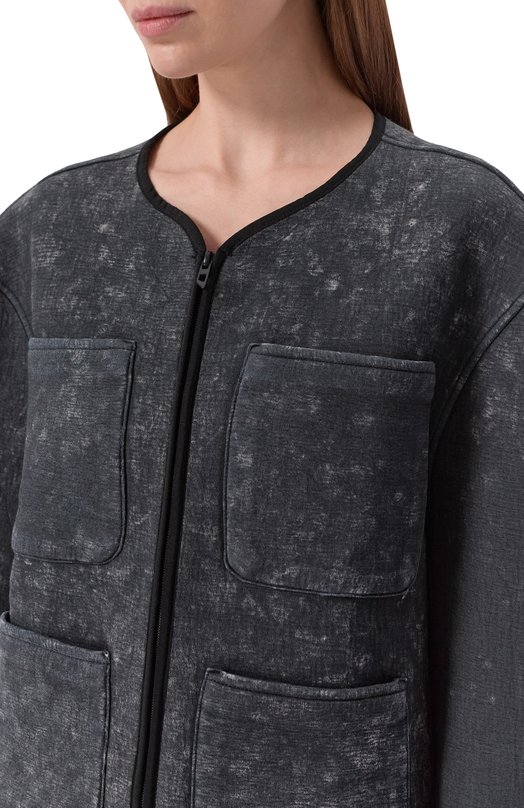Хлопковый жакет Diesel A20914/0DCCK Серый  A20914/0DCCK Фото 5