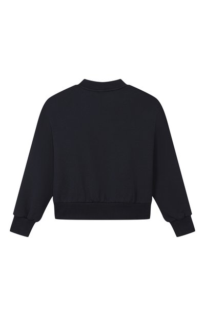 Хлопковый свитшот DOLCE & GABBANA темно-синего цвета по цене 51450 руб., арт. L5JWDH/G7QK8, фото 2 Хлопковый свитшот DOLCE & GABBANA, арт. L5JWDH/G7QK8, фото 2