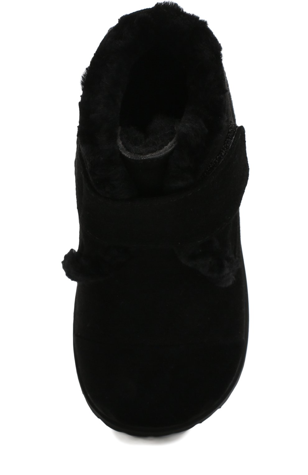 Замшевые ботинки с застежкой велькро и внутренней меховой отделкой AGE OF INNOCENCE черного цвета по цене 14600 руб., арт. 000024/Z0EY 2.0/27-33, фото 4 Замшевые ботинки с застежкой велькро и внутренней меховой отделкой AGE OF INNOCENCE, арт. 000024/Z0EY 2.0/27-33, фото 4