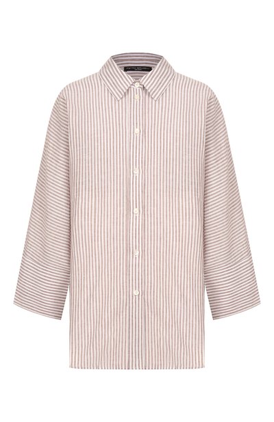 Женская рубашка изо льна и хл опка PIETRO BRUNELLI, арт. CA2514/LI0028