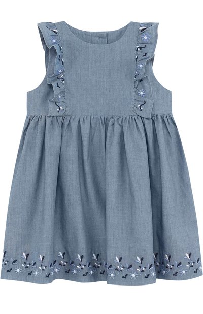 Хлопковое платье с вышивкой и оборками TARTINE ET CHOCOLAT, арт. TL31021/2A-3A, фото 1