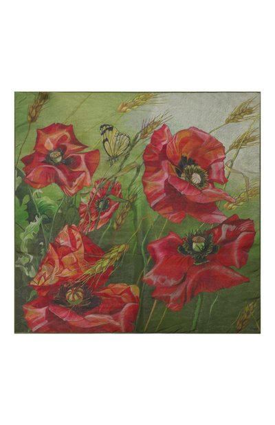 Шелковый платок маки GOURJI, арт. T23POP7R/1, фото 4