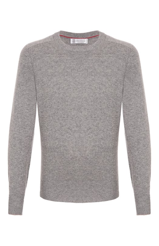 Кашемировый джемпер Brunello Cucinelli M22707000 Серый M22707000