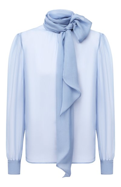 Шелковая блузка SAINT LAURENT, арт. 641200/Y065W, фото 1