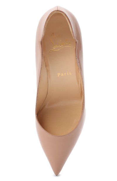 Кожаные туфли hot chick CHRISTIAN LOUBOUTIN, арт. hot chick 85 patent, фото 5
