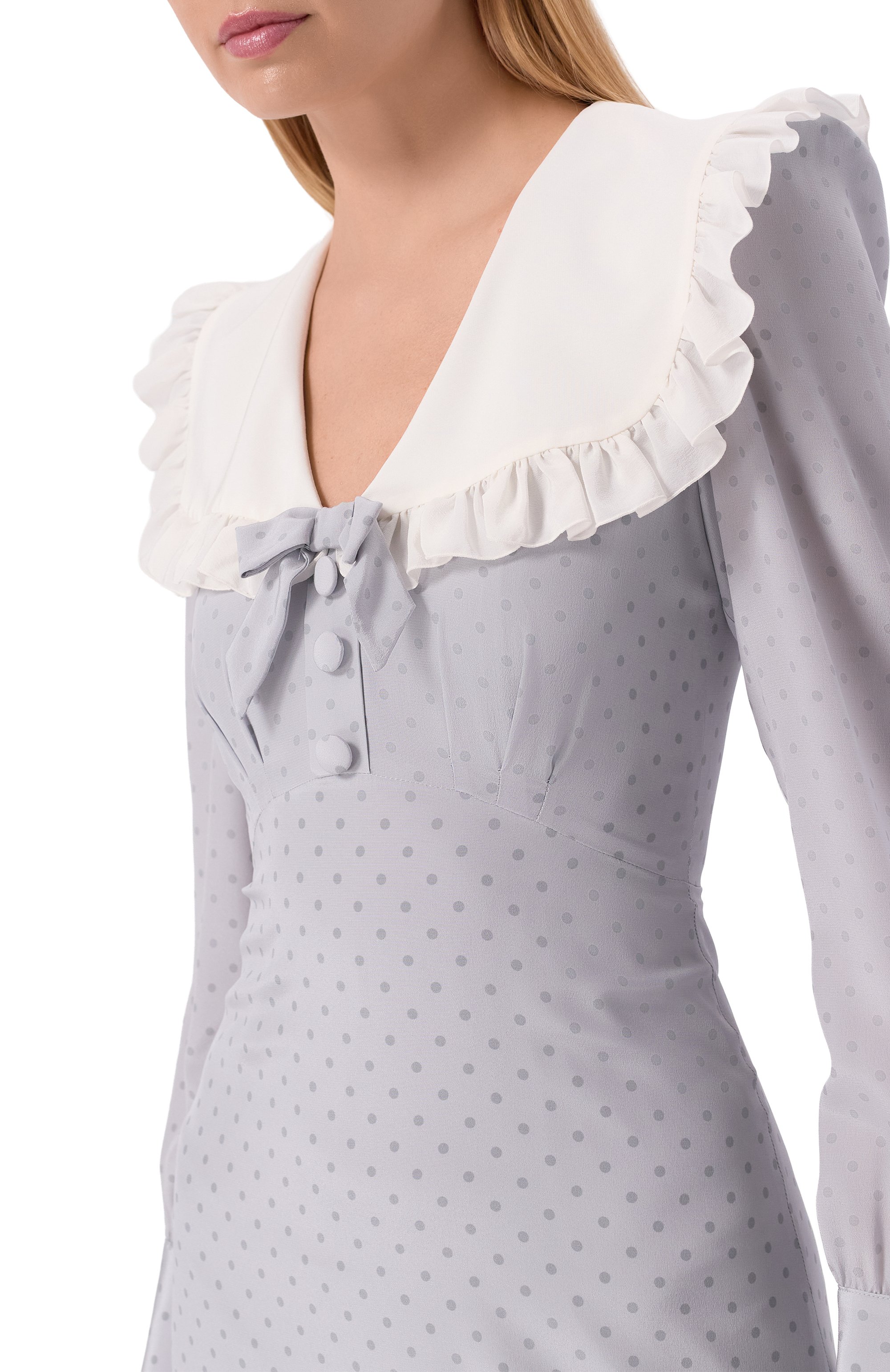 Шелковое платье ALESSANDRA RICH, арт. FABX4368/F4686, фото 4