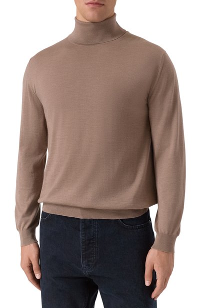 Водолазка из кашемира и шелка KITON, арт. UMKXX04S1889, фото 3