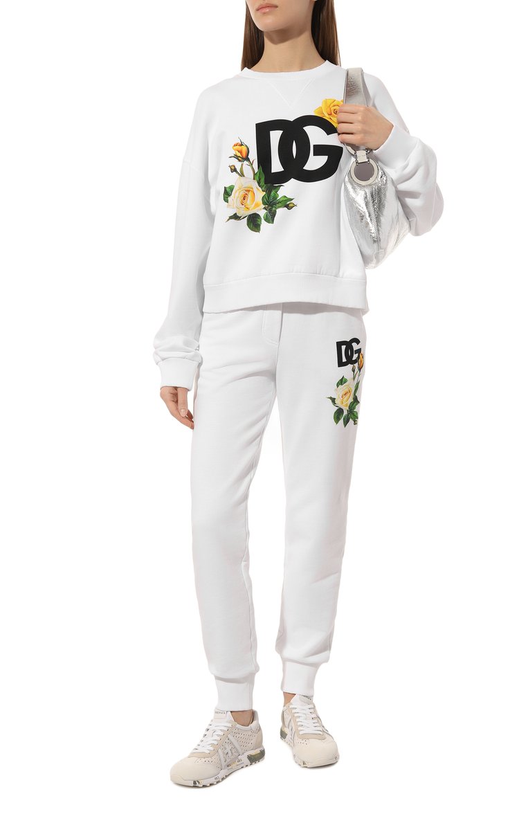 Хлопковые джоггеры DOLCE & GABBANA, арт. FTCQGT/GDCDF, фото 1