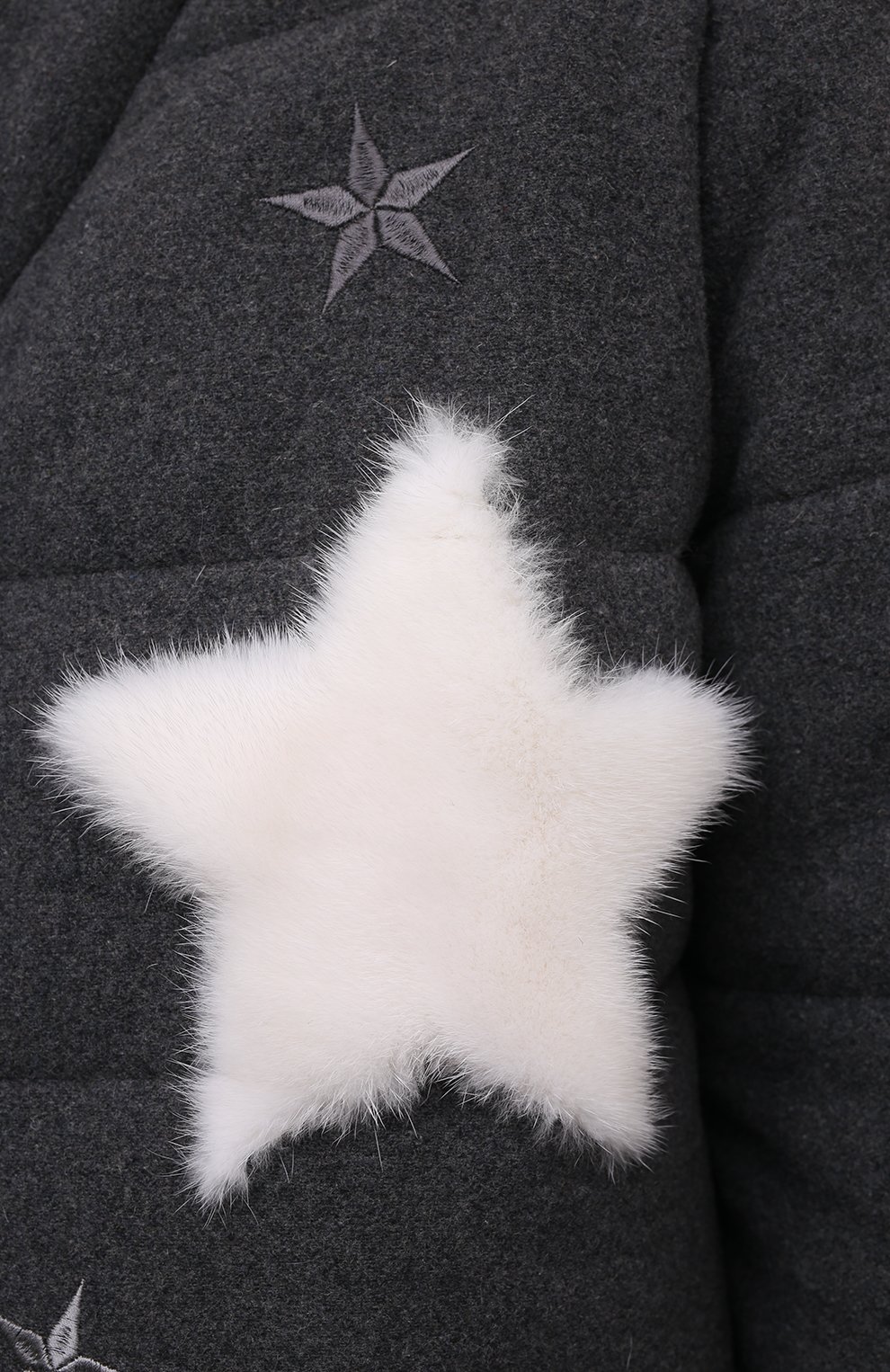 Пальто утепленное SEVEN LAB серого цвета по цене 48300 руб., арт. DLW-002SG charcoal, фото 5 Пальто утепленное SEVEN LAB, арт. DLW-002SG charcoal, фото 5