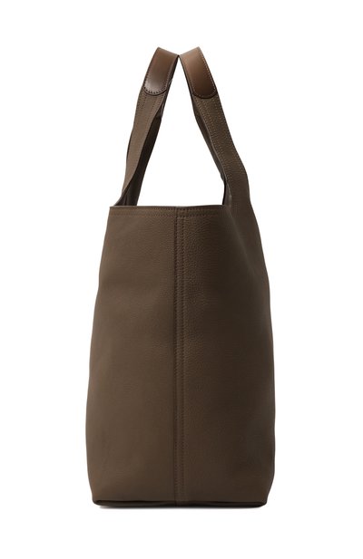 Сумка-тоут donna SANTONI коричневого цвета по цене 190500 руб., арт. DIBGA2555BA-ATGC, фото 4 Сумка-тоут donna SANTONI, арт. DIBGA2555BA-ATGC, фото 4