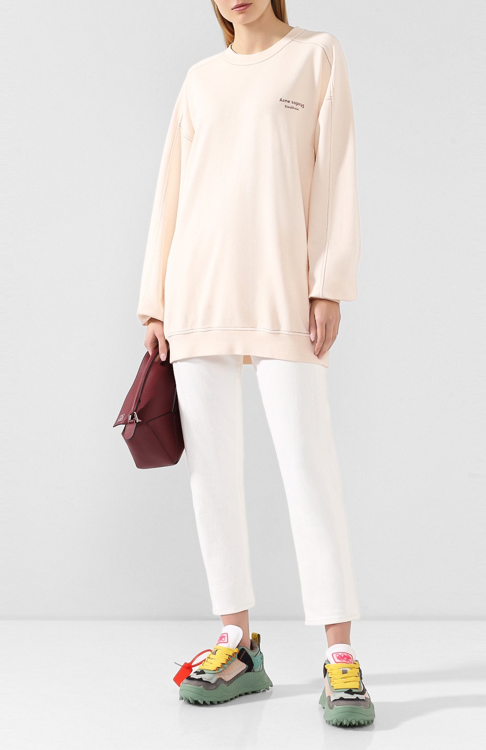 Хлопковый свитшот ACNE STUDIOS, арт. AI0007, фото 2