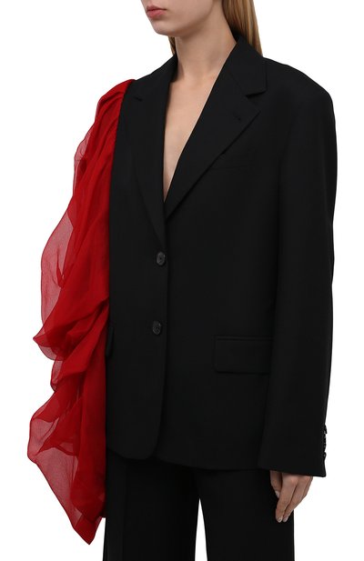 Жакет из шелка и шерсти DRIES VAN NOTEN, арт. 212-010420-3183, фото 3