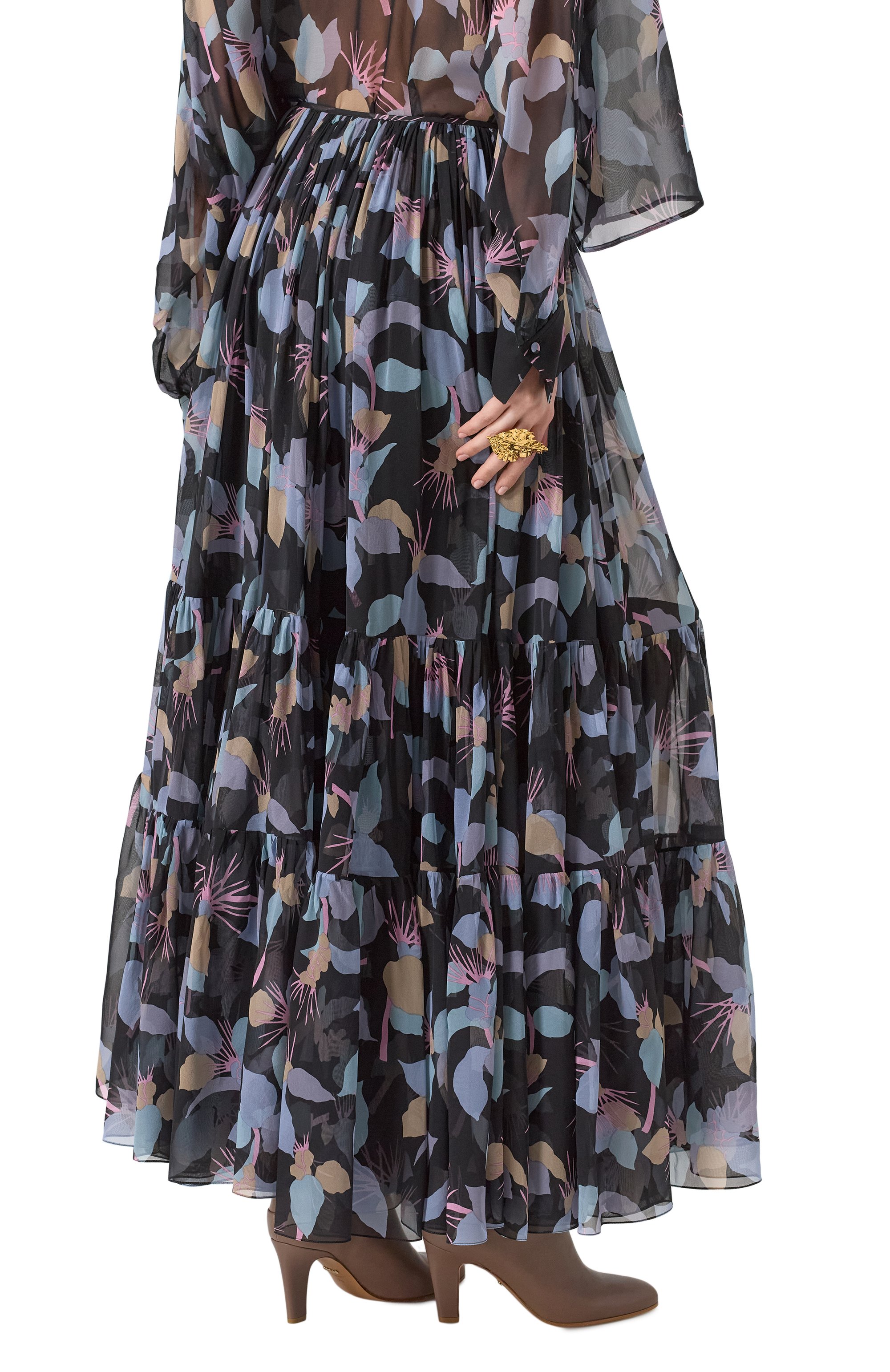 Шелковая юбка CHLOÉ, арт. CHC25SJU50343, фото 4