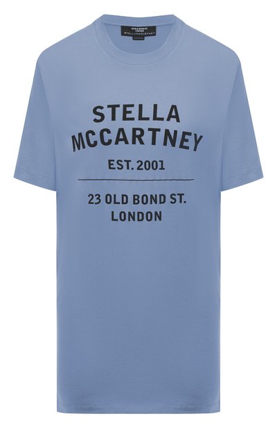 Женская хлопковая футболка STELLA MCCARTNEY, арт. 601849/SMP86