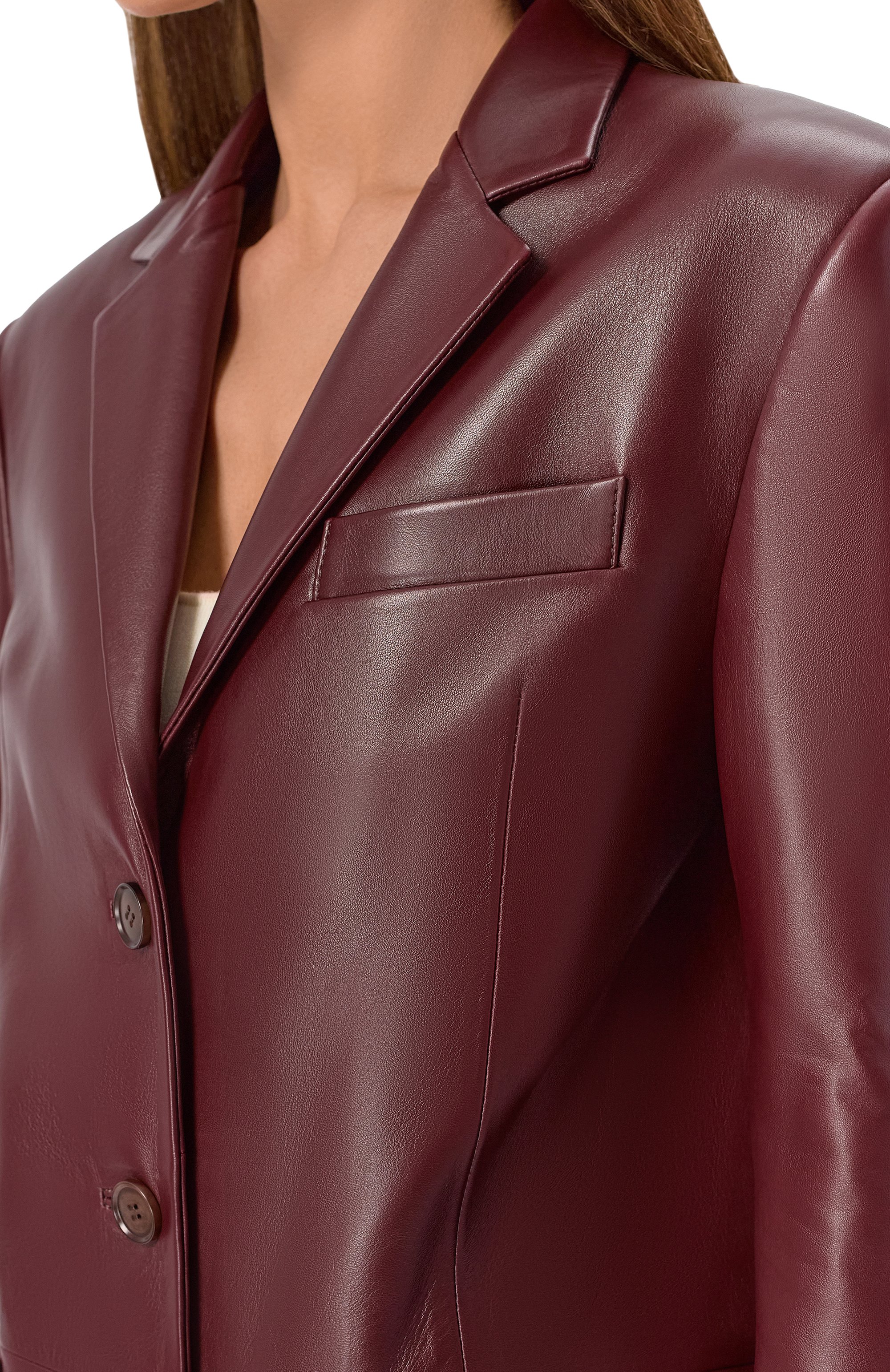 Кожаный жакет LESYANEBO, арт. LN09H-0201_OZ, фото 5