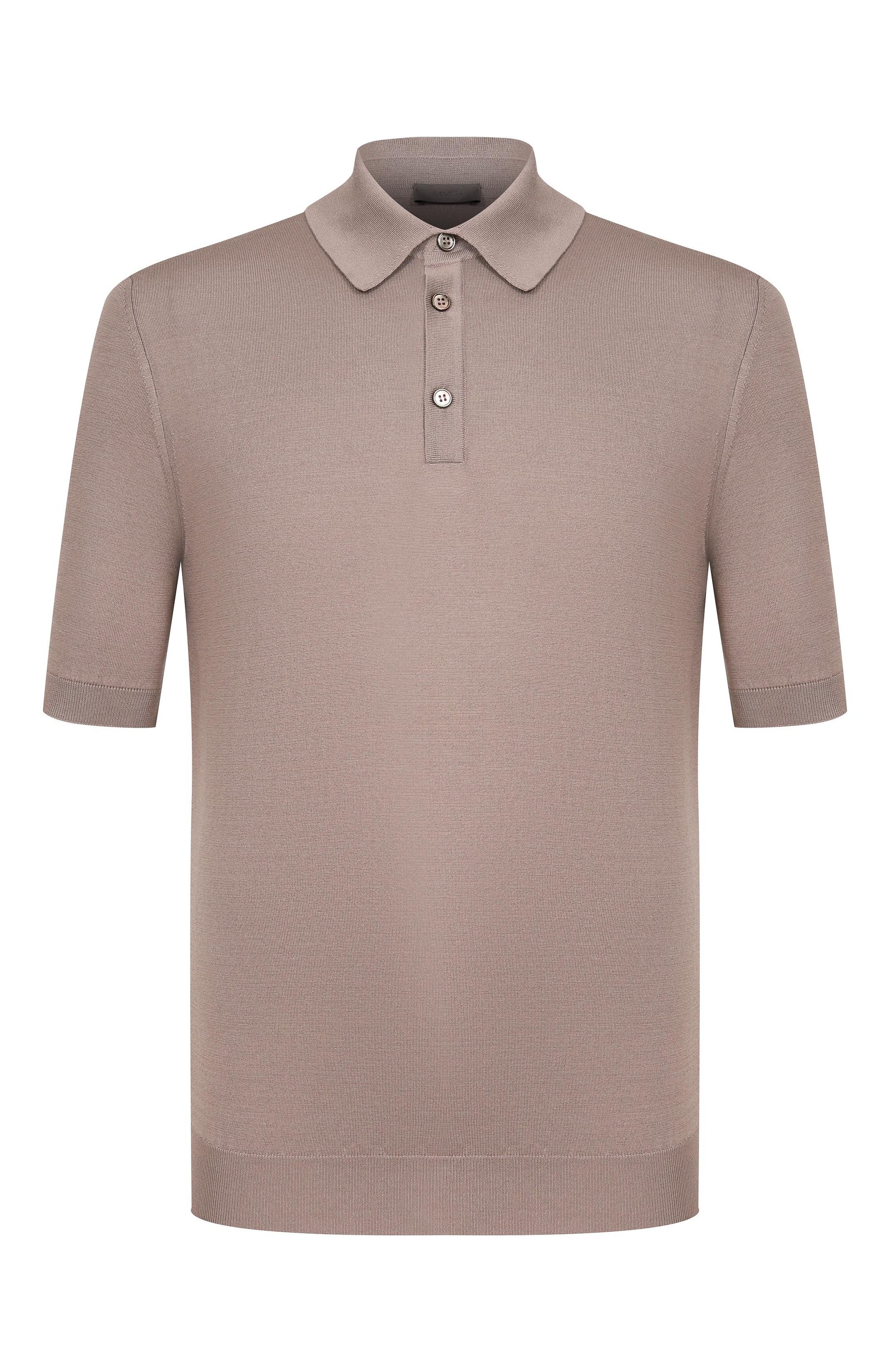 Поло из хлопка и шелка MVST, арт. M26.CSM.K424/50% C0TT0N 50% SILK, фото 1