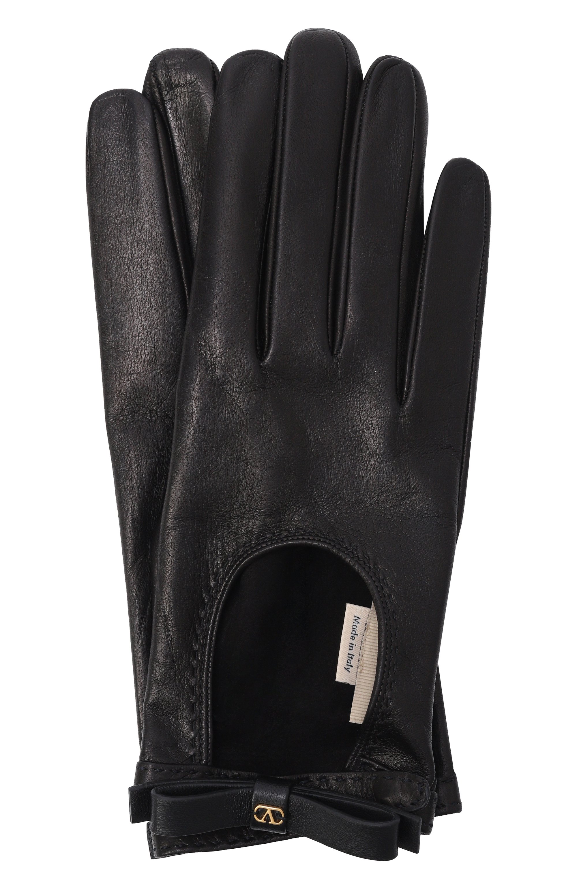 Кожаные перчатки VALENTINO, арт. 8W2GDA52/CZV, фото 1