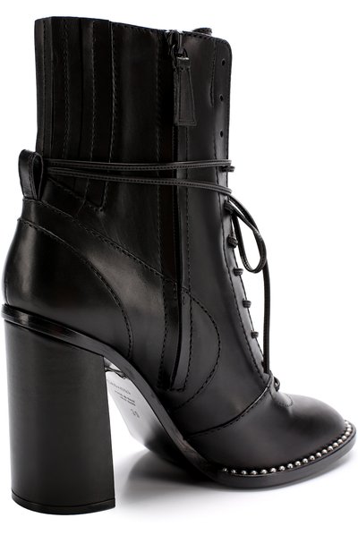 Кожаные ботильоны с заклепками на ранте CASADEI, арт. 1R720H1001L0CA000, фото 4
