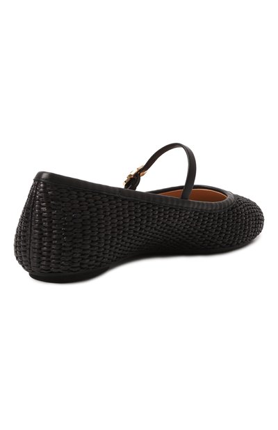 Текстильные балетки carla GIANVITO ROSSI, арт. G22223.05G0M.MBNNENE, фото 5