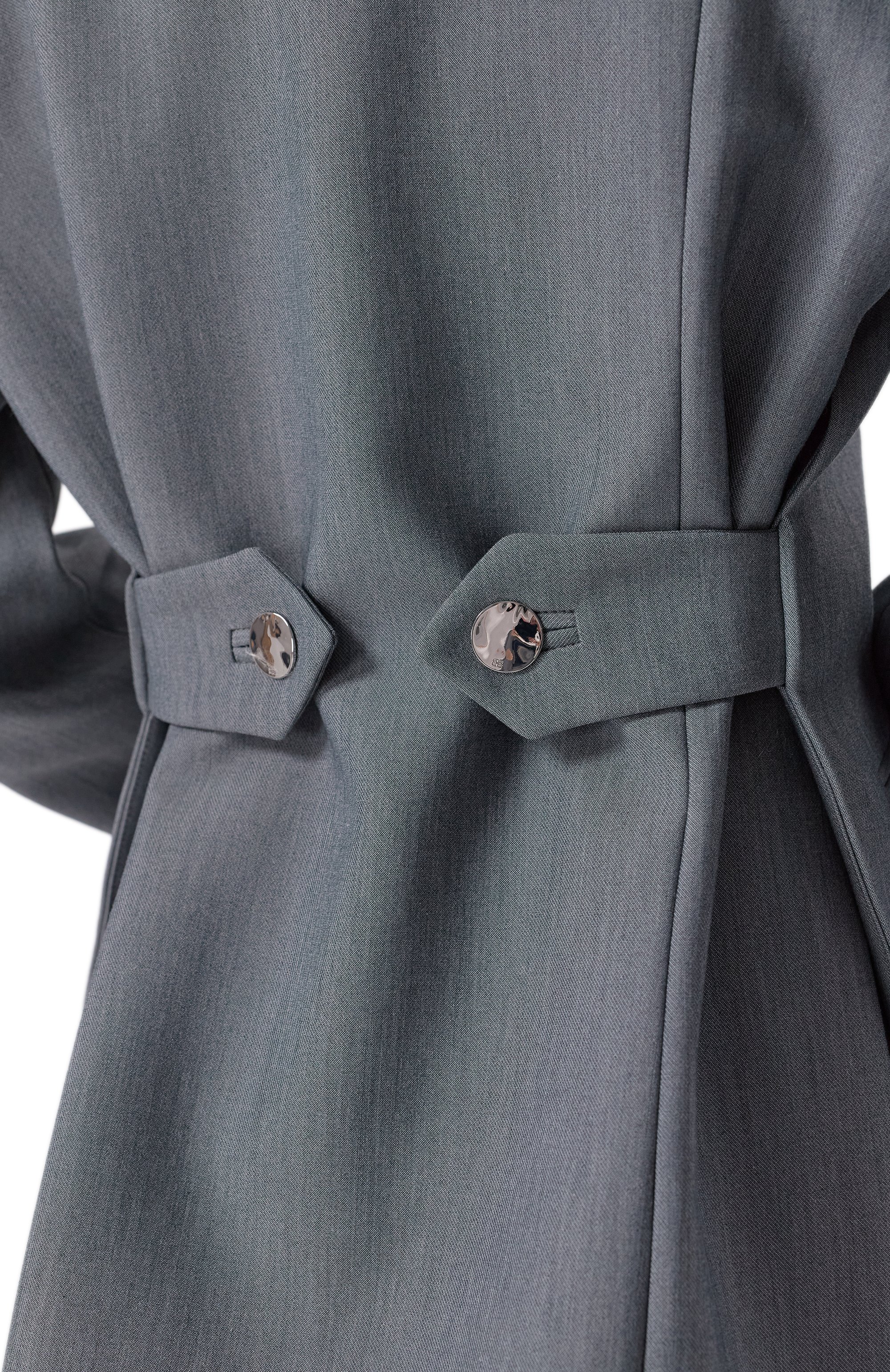 Жакет GANNI серого цвета по цене 61550 руб., арт. W0109/6871, фото 5 Жакет GANNI, арт. W0109/6871, фото 5