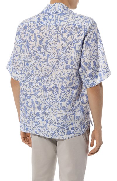 Льняная рубашка KITON, арт. UMC028H08902, фото 4